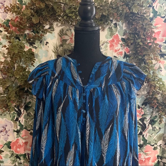 NY&Co | Royal Blue Blouse - Picture 1 of 5